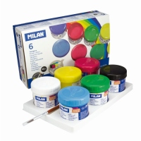 Tempera 6 culori 40 ml/culoare MILAN