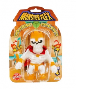 Figurina Monster Flex, Monstrulet care se intinde, S4, King Skeleton
