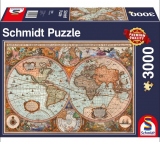Puzzle Schmidt: Harta antica, 3000 piese