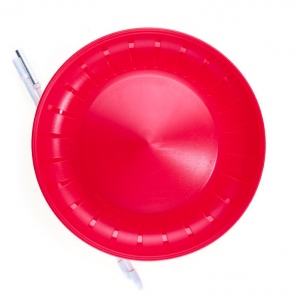 Farfurie de jonglat Acrobat spinning plate pro - rosu + bete