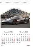 Calendar 2023 de perete A3, Masini