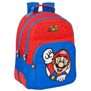 Rucsac dublu 42 cm Nintendo Super Mario Bros