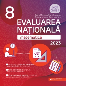 Matematica. Evaluarea Nationala 2023. Clasa a VIII-a