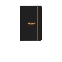 Carnet nedatat A5+, Rhodia Unlimited, Negru