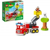 LEGO Duplo - Camion de pompieri 10969, 21 piese
