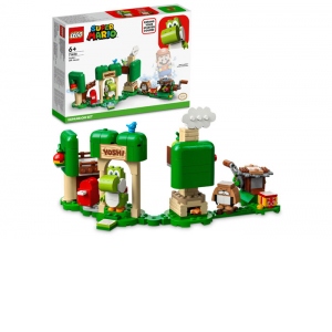 LEGO Super Mario - Set de extindere - Casa cu cadouri a lui Yoshi 71406, 246 piese