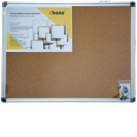 Panou pluta cu rama din aluminiu 90 x 60 cm
