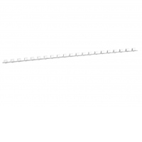 Spirala 6 mm din plastic, Alb