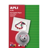 Carton ondulat APLI, A4, culori asortate, 10 coli/set