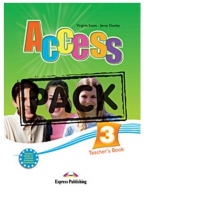Access 3. Pachetul profesorului: Manualul profesorului + caietul elevului + gramatica si cheie + material aditional ptr.profesor + teste + audio cd + my language portfolio + teste la gramatica