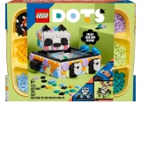 LEGO Dots - Tavita cu urs panda 41959, 517 piese