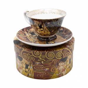 Set cafea 1 persoana Klimt, Portelan, 150 ml