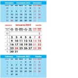 Calendar de birou triptic tip piramida 2023