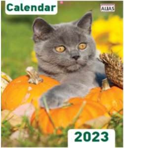 Calendar de perete 2023 Pisici A4