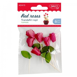 Accesorii craft - AD415 trandafiri rosii DACO