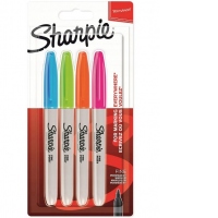 Set marker permanent Papermate, Sharpie, 4 culori, vivid