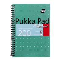 Caiet A5 cu spira Pukka Pads Metallic Jotta, matematica