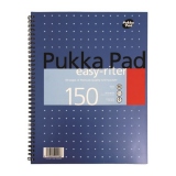 Caiet A4+ spira dubla Pukka Pads Easy Writer, 150 pagini, dictando, coperta tare