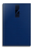 Agenda nedatata, format A6, 352 pagini, culoare albastru inchis