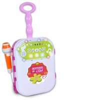 Bontempi - Boxa portabila in forma de troler cu microfon