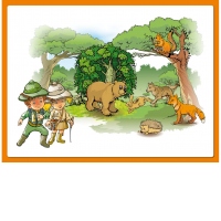 Animale. (KP-009). Dimensiuni: 50 x 70