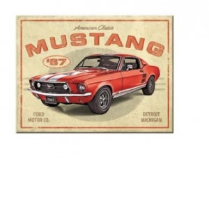 Magnet Ford Mustang GT 1967 Red