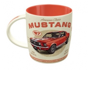 Cana ceramica 330 ml Ford Mustang GT 1967 Red