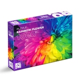 Puzzle Rainbow Flower. Puzzle adulti 1000 piese. High Difficulty