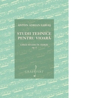 Studii tehnice pentru vioara. Studii pregatitoare pentru duble coarde, opus 4. Cinci studii in terte