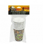 Set 12 buc Pahare hartie Halloween, 9OZ(cca 266 ml)