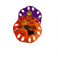 Farfurie Halloween plastic 21 cm
