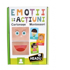 Headu Montessori - Carti Emotii Si Actiuni In Romana