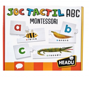Headu Montessori - Joc Tactil Abc Romana