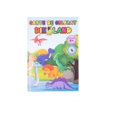 Carte de colorat format B5 Dinoland