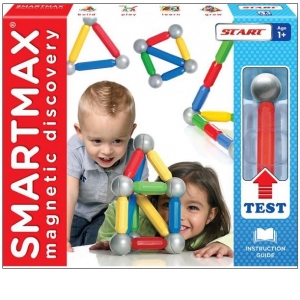 Joc magnetic SmartMax, Set educativ Start (23 piese) cu fereastra de test