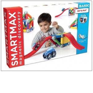 Joc magnetic SmartMax, Set Vehicule PLAY - Basic Stunt