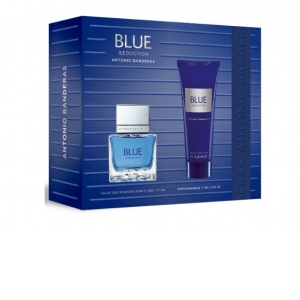 Set Antonio Banderas Blue Seduction Barbati: Apa de toaleta, 50 ml + After Shave Balsam, 75 ml
