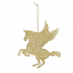 Decoratiune Unicorn 4, auriu