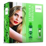 Set cadou C-THRU Luminous Bmerald, Femei: Parfum pentru corp, 75 ml + deodorant spray pentru corp, 150 ml