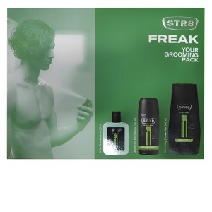 STR8 FR34K Set: After Shave Lotion 50ml + Deodorant Spray 150ml + Shower Gel 250ml