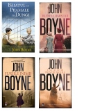 Pachet (4 carti) John Boyne: 1. Baiatul cu pijamale in dungi; 2. Ruinele timpului; 3. Furiile inimii; 4. Un calator printre secole