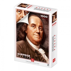 Puzzle 1000 piese - Benjamin Franklin