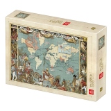Puzzle 1000 piese Vintage Map – British Empire