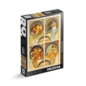 Puzzle 1000 piese Alphonse Mucha - Arts/Arte