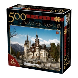 Puzzle 500 piese Discover Romania - Castelul Peles