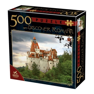 Puzzle 500 piese Discover Romania - Castelul Bran