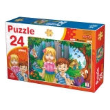 Puzzle 24 piese - Hansel si Gretel