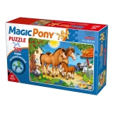 Puzzle special 240 piese cu forma speciala - Pony
