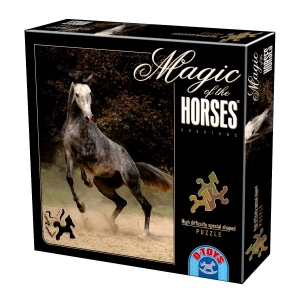 Puzzle special 239 piese in forma de cai - Magic of the Horses – Un cal sur 2