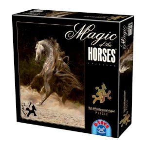 Puzzle special 239 piese in forma de cai - Magic of the Horses – Cal sur